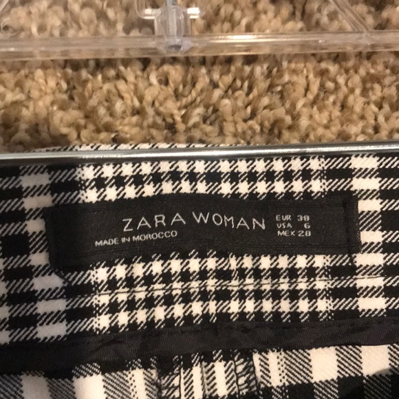 Zara plaid wide leg pant - Picture 4 of 4